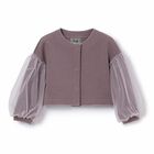 Girls Mauve Logo Jacket, 1, hi-res