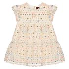 Younger Girls Ivory Sequin Dress, 1, hi-res