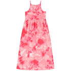 Girls Pink Tie-Dye Logo Dress, 1, hi-res