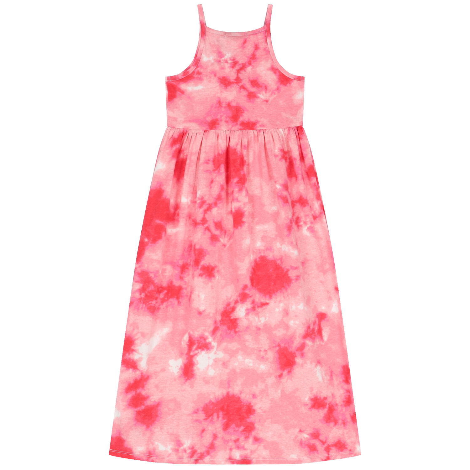 Girls Pink Tie-Dye Logo Dress, 1, hi-res