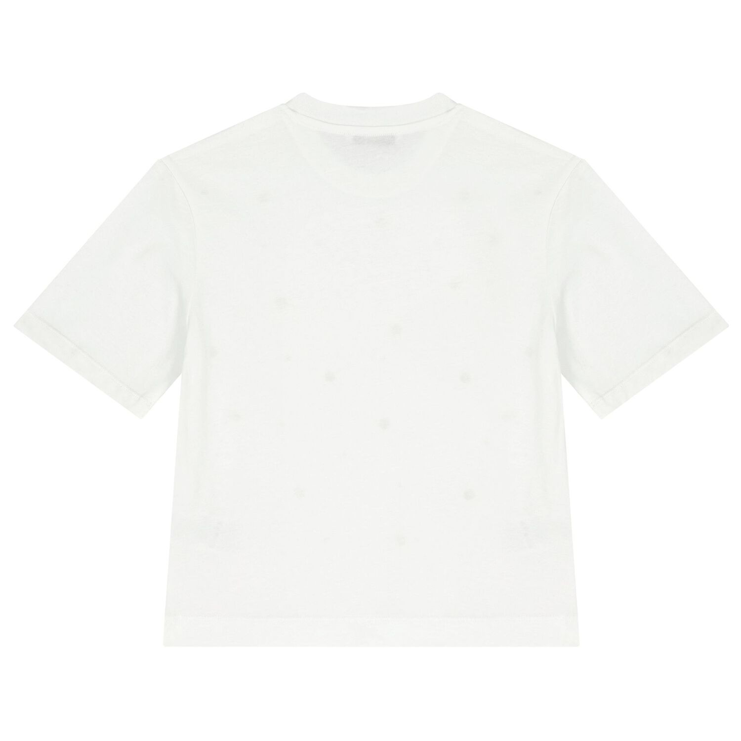 Girls White Logo T-Shirt, 2, hi-res image number null