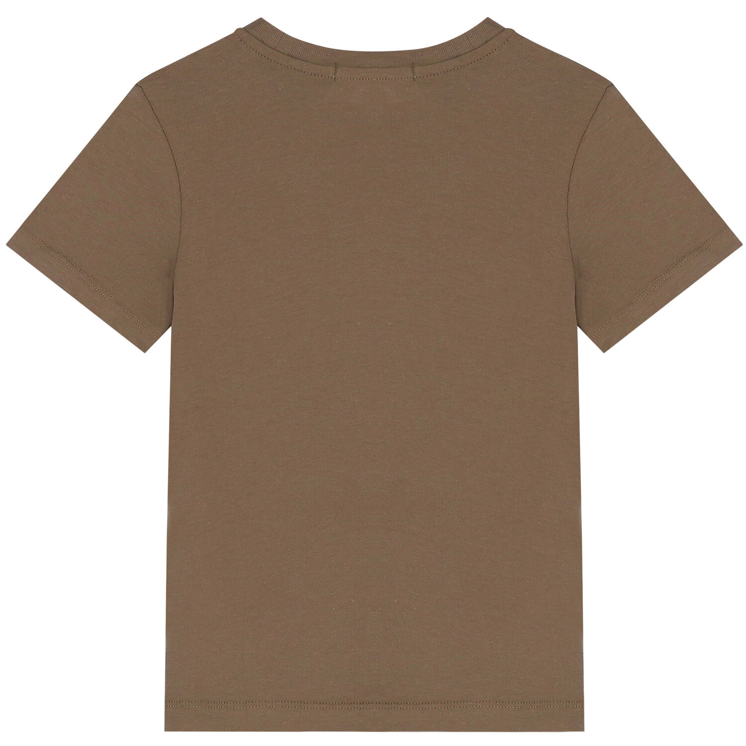 Boys Khaki Green Logo T-Shirt, 2, hi-res
