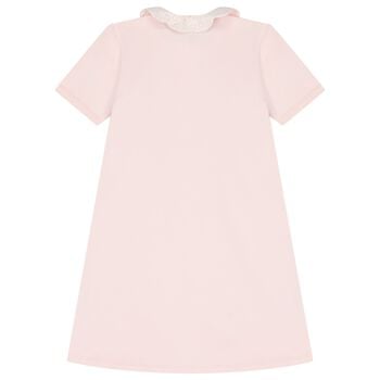Girls Pink Logo Dress