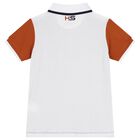 Boys Navy Blue & White Polo Shirt, 1, hi-res