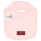 Baby Girls Pink Teddy Bear Logo Bib, 3, hi-res