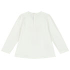 Younger Girls Ivory & Pink Leggings Set, 1, hi-res