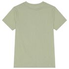 Boys Mini Me Green Logo T-Shirt, 4, hi-res