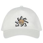 White Teddy Bear Logo Cap, 1, hi-res