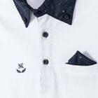Boys White Polo Shirt, 1, hi-res