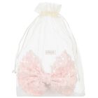 Girls Pink Sequin Bow Hair Clip, 1, hi-res