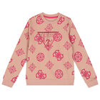 Girls Beige Logo Sweatshirt, 2, hi-res