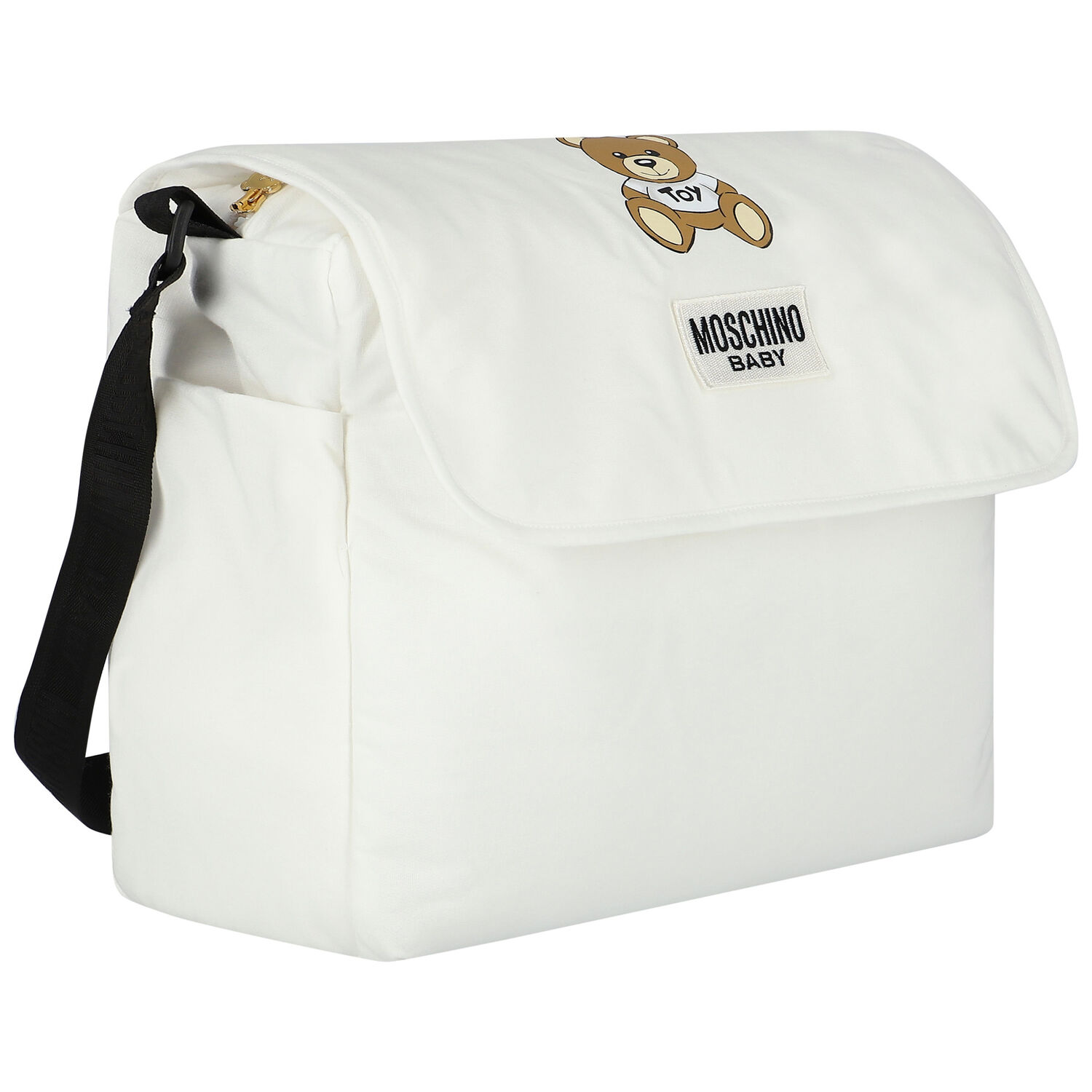 Ivory Teddy Bear Logo Baby Changing Bag, 1, hi-res