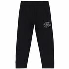 Boys Black Logo Joggers, 1, hi-res