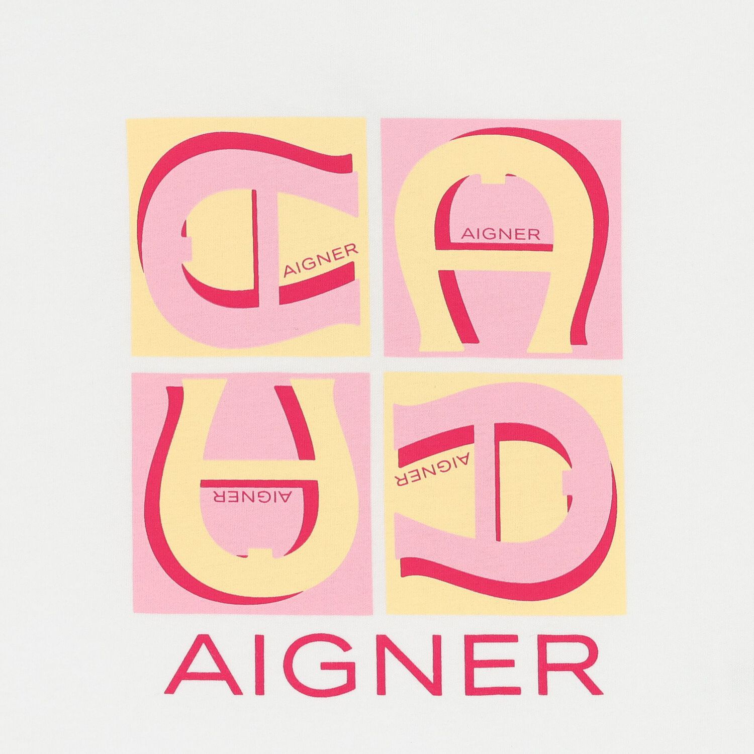 Younger Girls White Logo T-Shirt, 1, hi-res