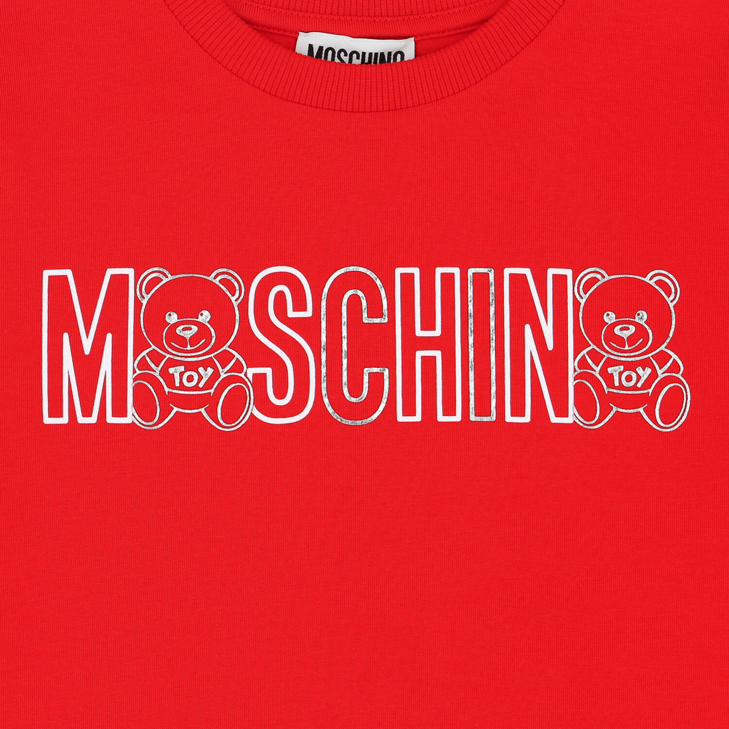 Red Teddy Logo T-Shirt, 3, hi-res