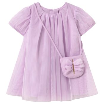 Younger Girls Lilac Tulle Dress Set