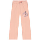 Girls Pink Logo Joggers, 1, hi-res