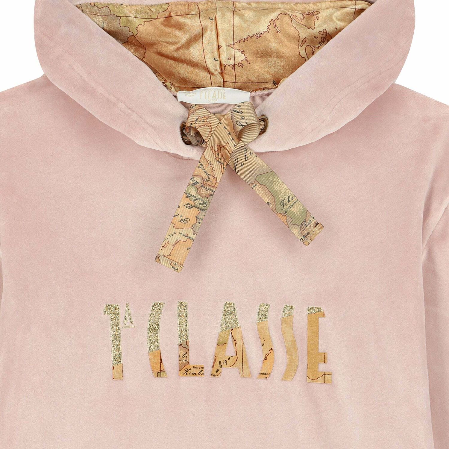 Girls Pink Logo Sweatshirt Dress, 1, hi-res