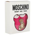 Baby Girls Pink Teddy Bear Logo Babygrow, 4, hi-res
