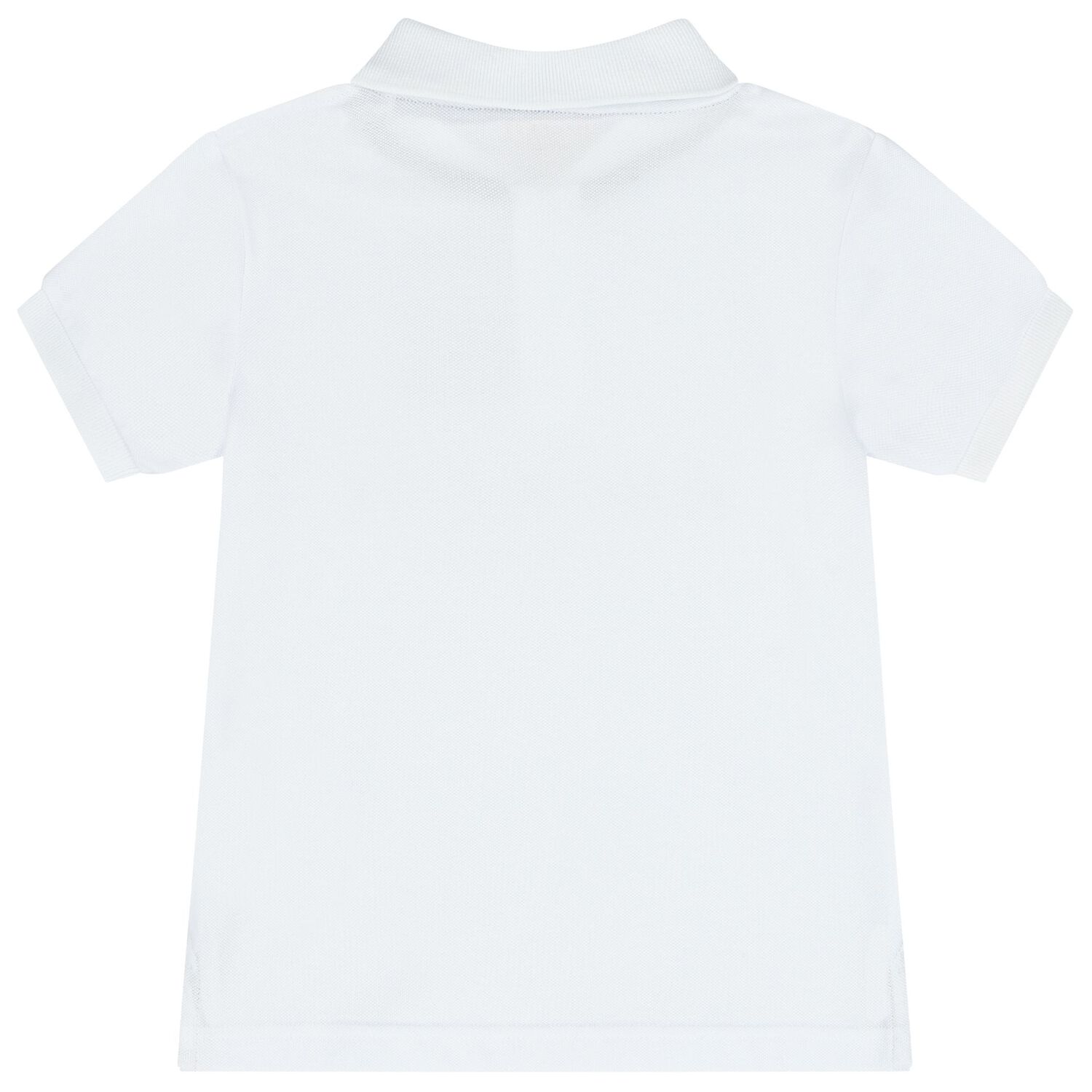 Boys White Logo Polo Shirt, 1, hi-res image number null