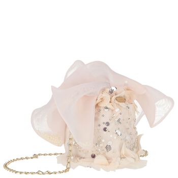 Girls Pink Sequin Handbag