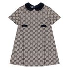 Younger Girls  Beige GG Canvas dress , 1, hi-res