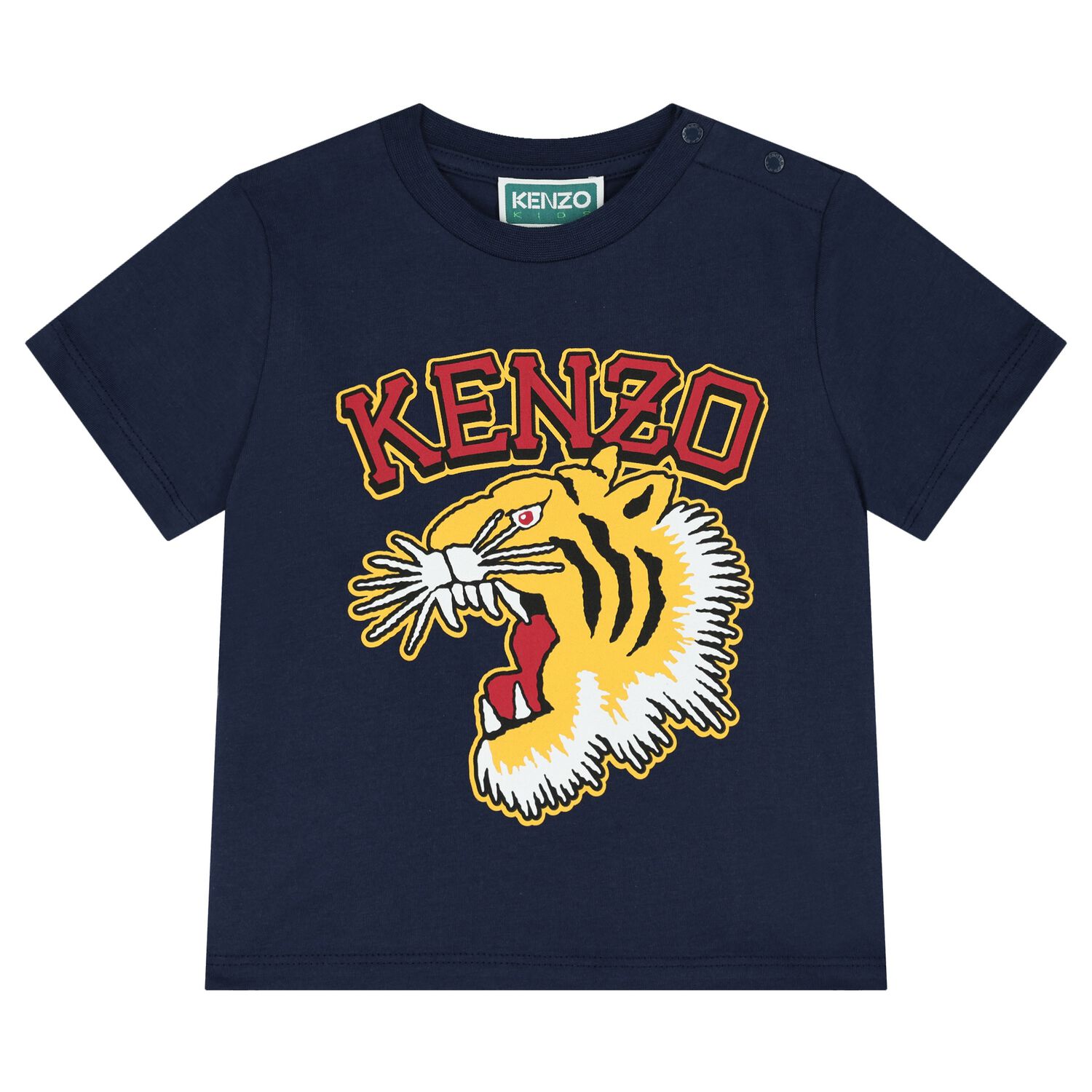 Younger Boys Navy T-Shirt, 1, hi-res