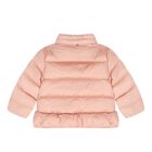 Baby Girls Pink Logo Puffer Jacket, 1, hi-res
