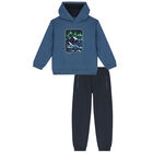 Boys Blue Mountain Tracksuit, 1, hi-res
