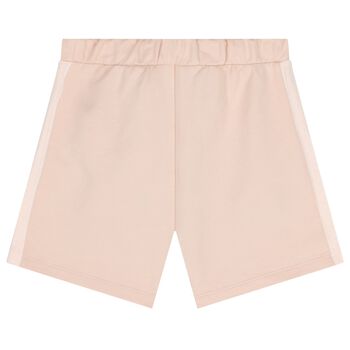 Girls Pink Logo Shorts 