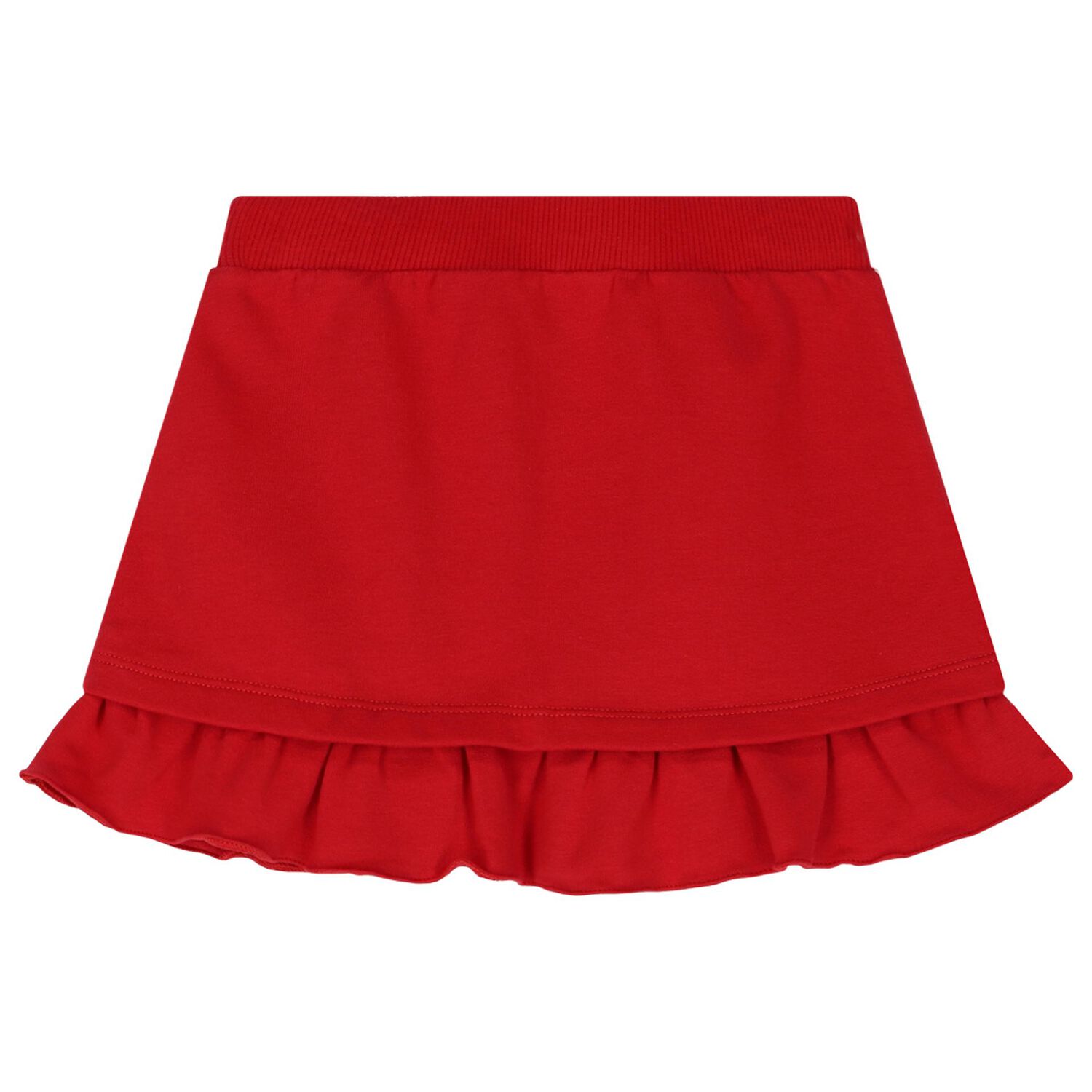 Younger Girls Ivory & Red Teddy Bear Skirt Set, 1, hi-res