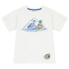 Boys White & Blue Pineapple Shorts Set, 3, hi-res