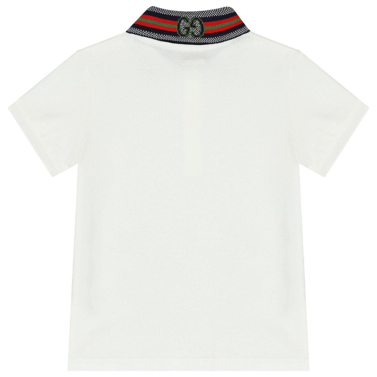 Boys White Polo Shirt, 1, hi-res