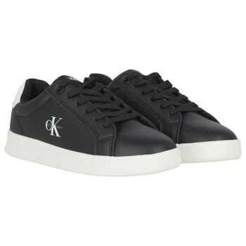 Black & White Logo Trainers