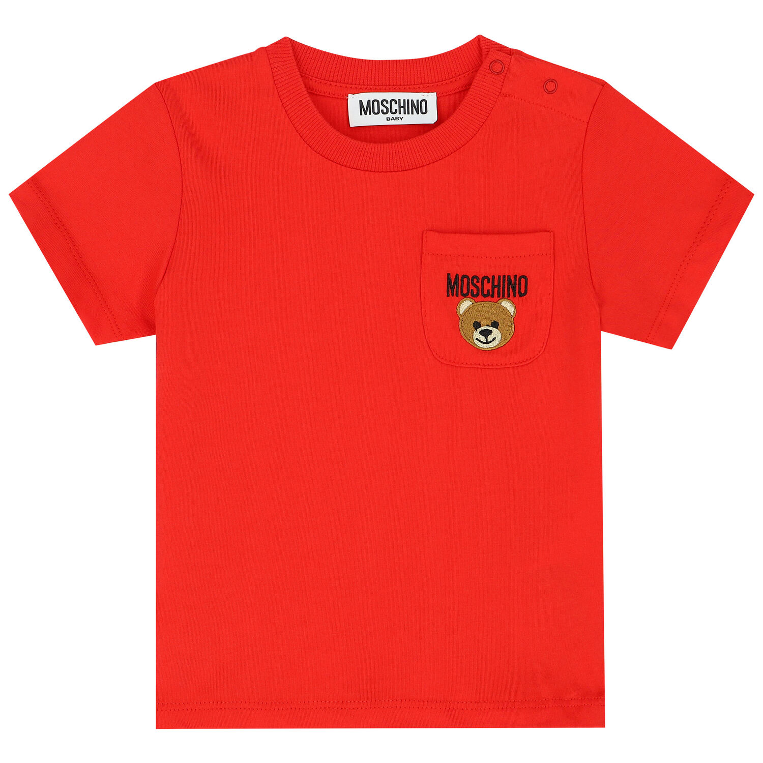 Red Teddy Bear Logo T-Shirt, 3, hi-res