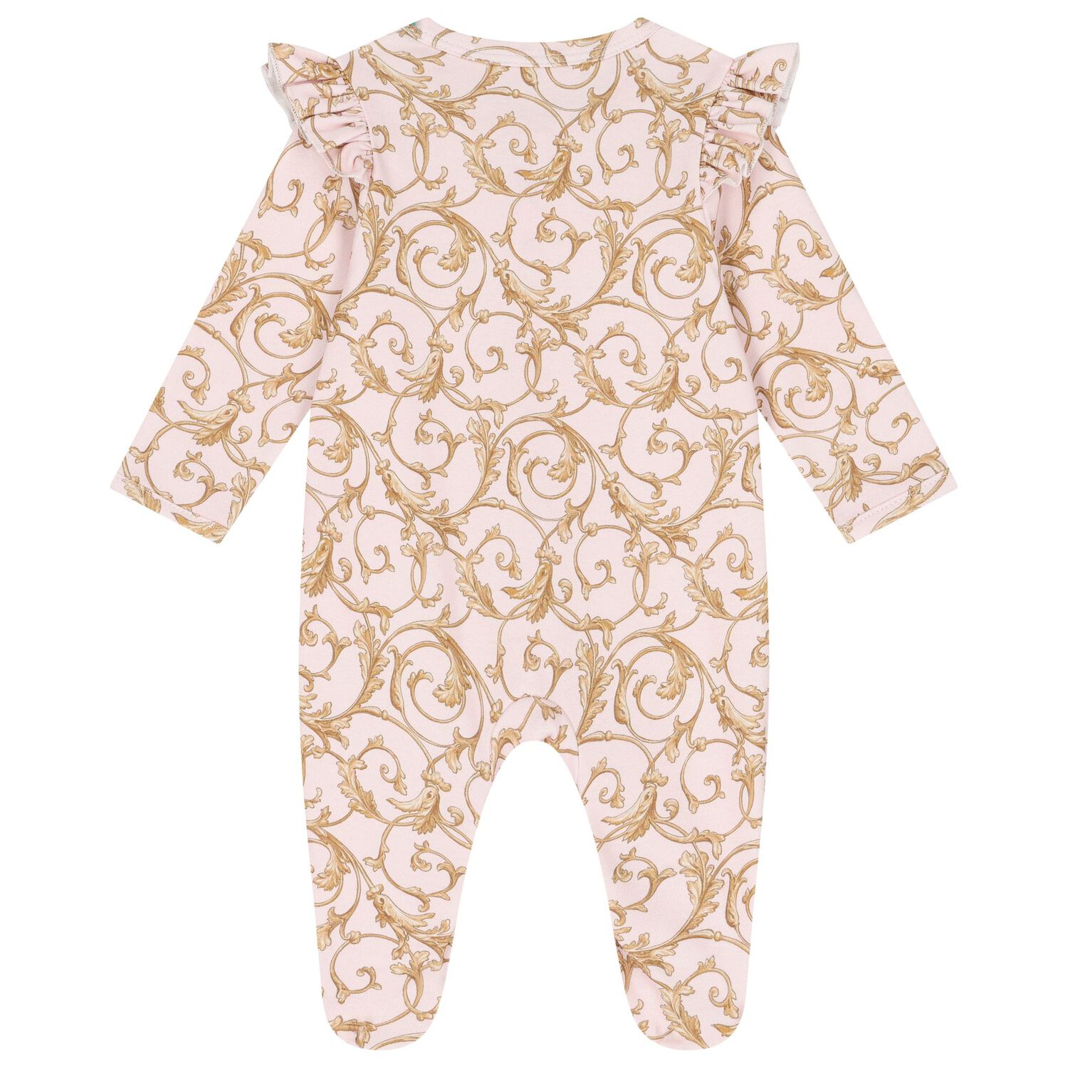 Baby Girls Pink & Gold Babygrow Gift Set (3 Piece), 1, hi-res image number null