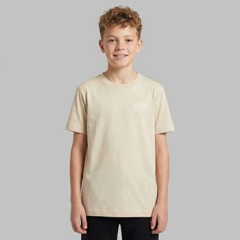 Boys Beige Logo T-Shirt