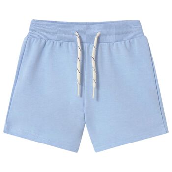 Younger Boys Blue Cotton Jersey Shorts