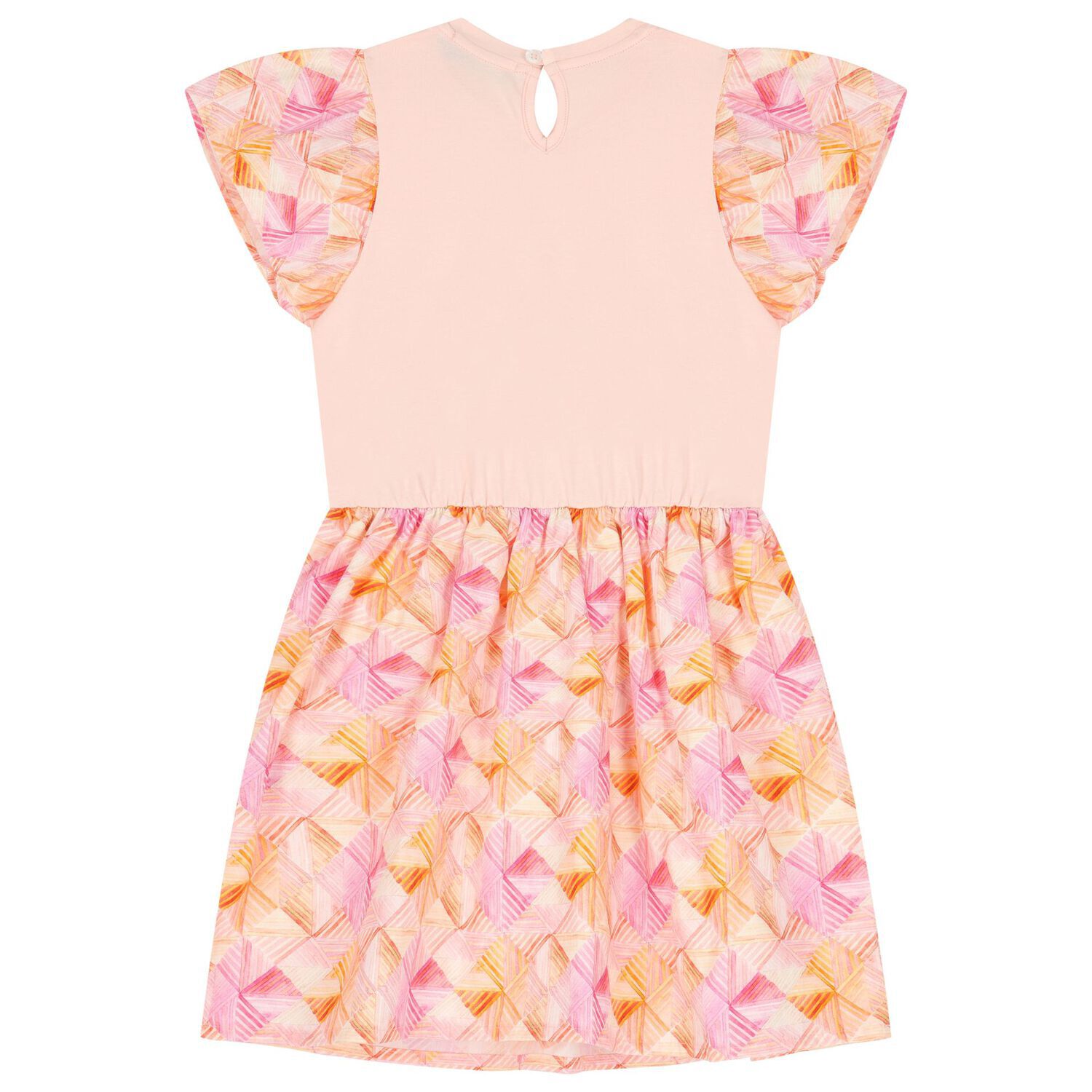 Girls Pink Logo Bag Dress, 1, hi-res