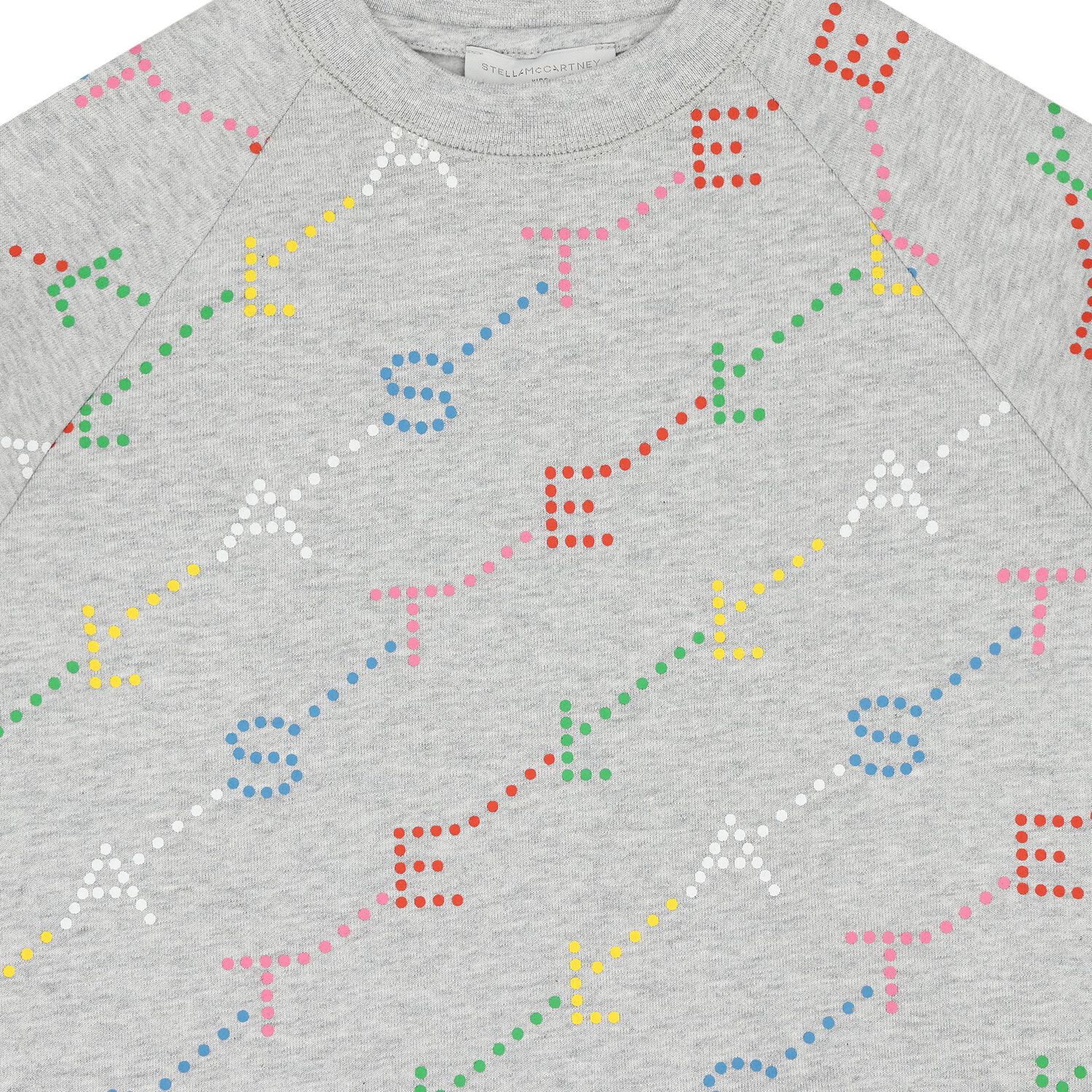 Girls Grey Logo Tracksuit, 1, hi-res