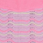 Girls Pink & Purple Crochet Knit Shorts, 1, hi-res