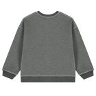 Boys Grey Logo Reversible Sweatshirt , 1, hi-res