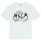 Boys White & Black Logo T-Shirt, 2, hi-res