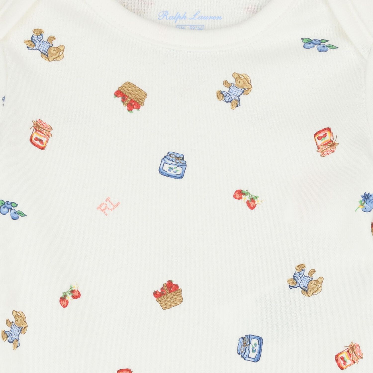 Ivory Polo Bear Bodysuits ( 2 Pack ), 1, hi-res