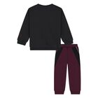 Younger Boys Black & Burgandy Spider-Man Marvel Tracksuit, 1, hi-res