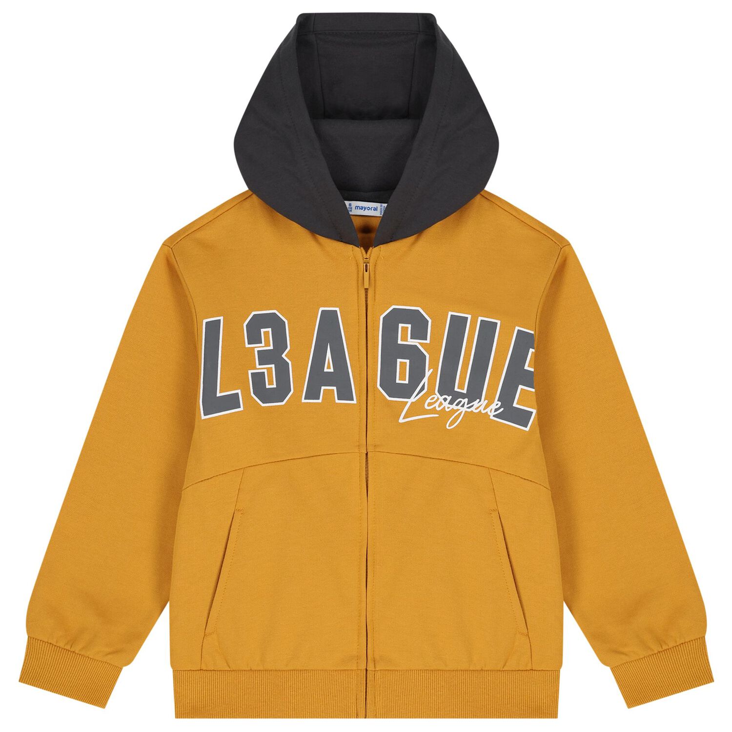 Boys Yellow & Grey Tracksuit Set (3 Piece), 1, hi-res