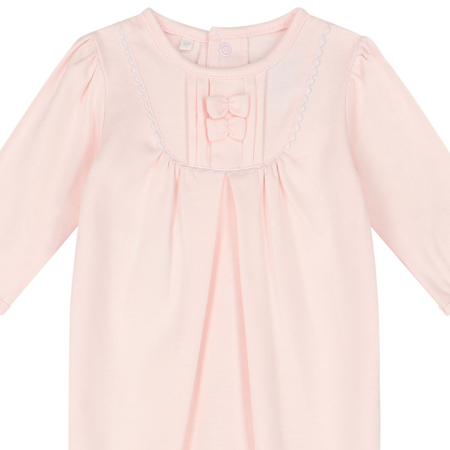 Baby Girls Pink Cotton Babygrow Set, 1, hi-res