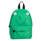 Boys Green Frog Backpack, 1, hi-res