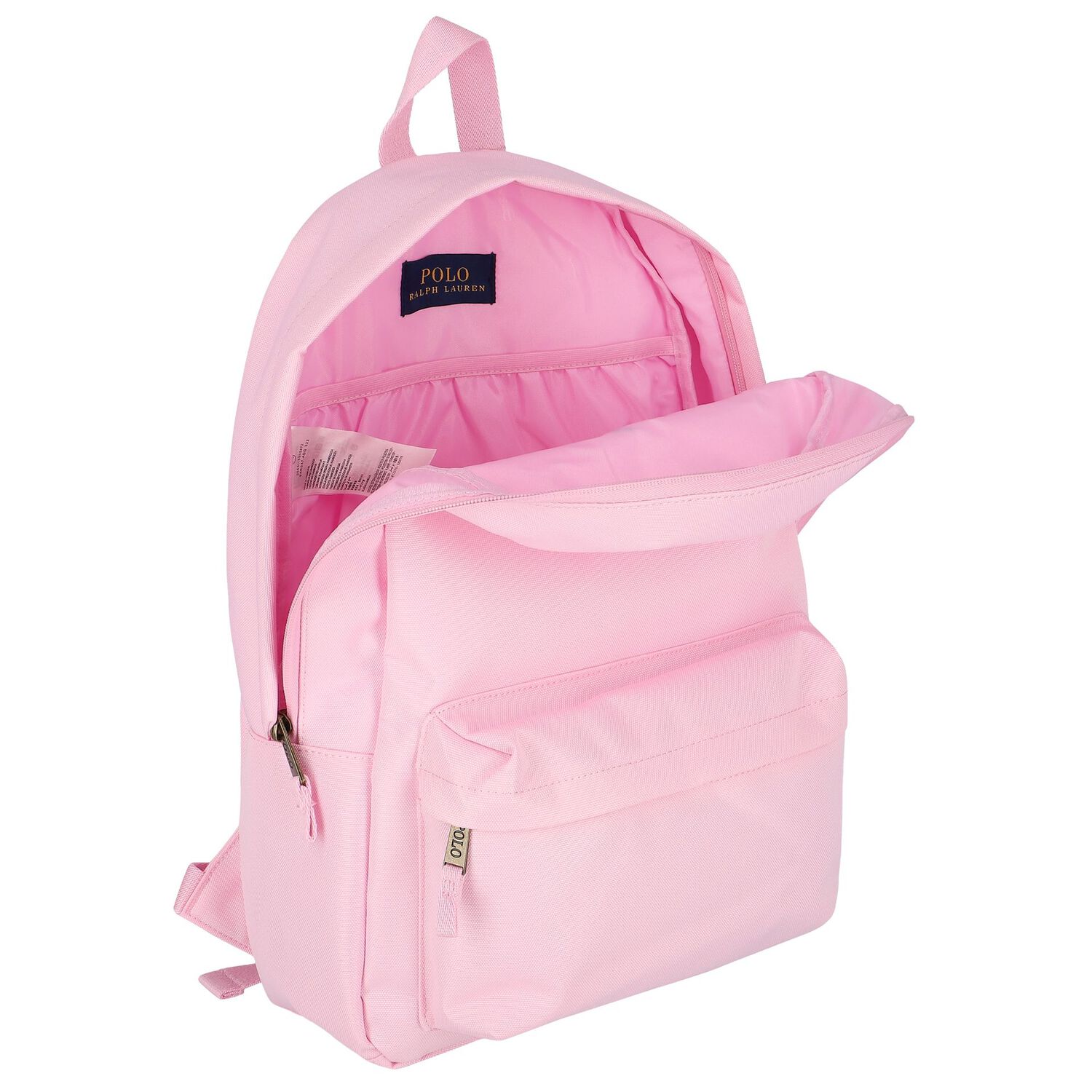 Girls Pink Logo Backpack, 4, hi-res image number null