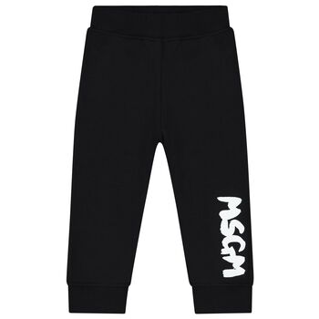 Black Logo Joggers